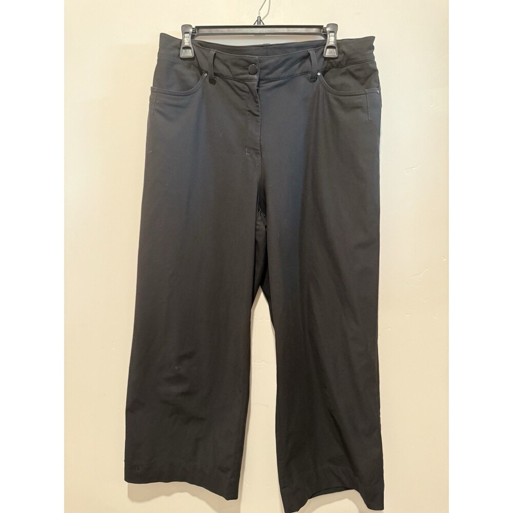 Lululemon City Sleek 5 Pocket Wide Leg High Rise Pants Womens Waist 34 Inseam 26
